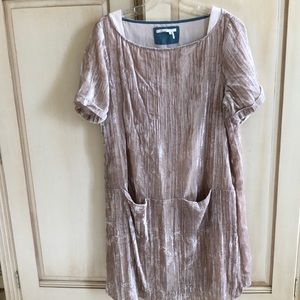 Anthropologie velvet dress